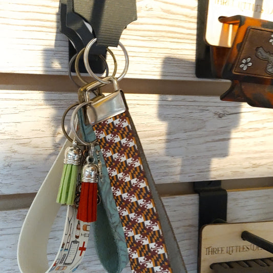 Leather Key Three Littles Design
